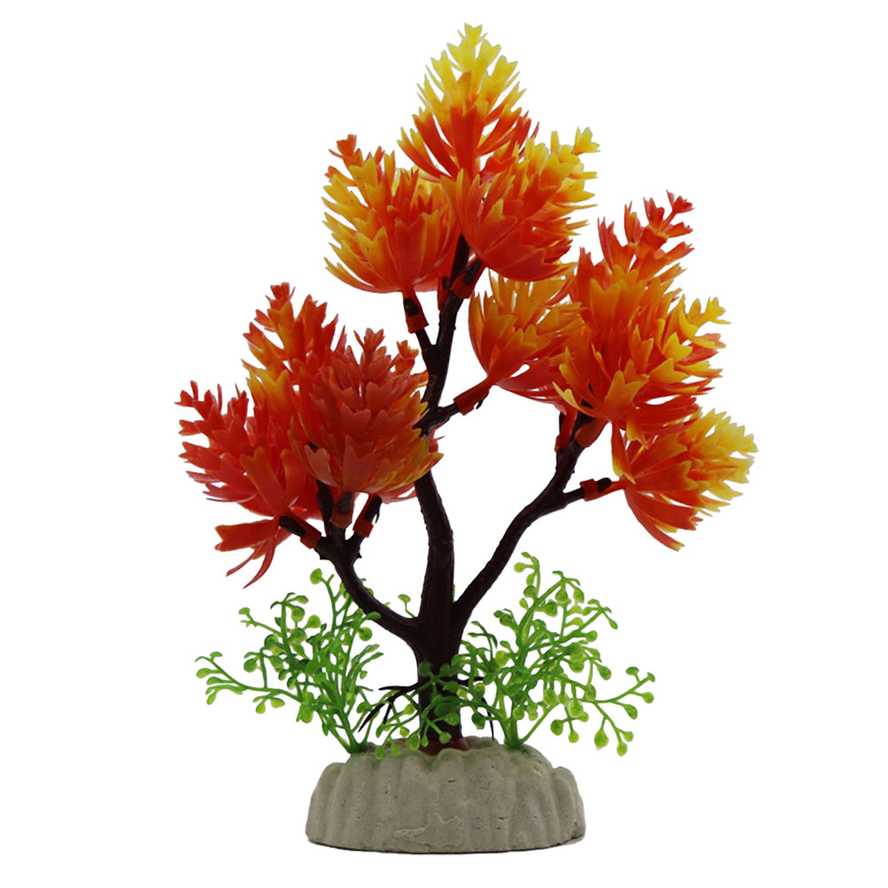 Swell Orange Pinecone Tree Artificial Plant