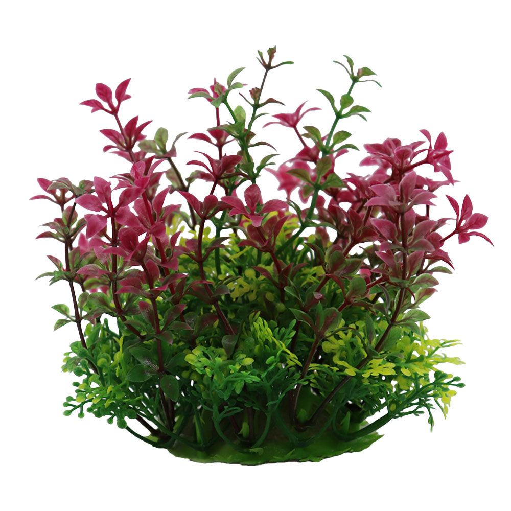 Swell Red Ludwigia Combination Artificial Plant