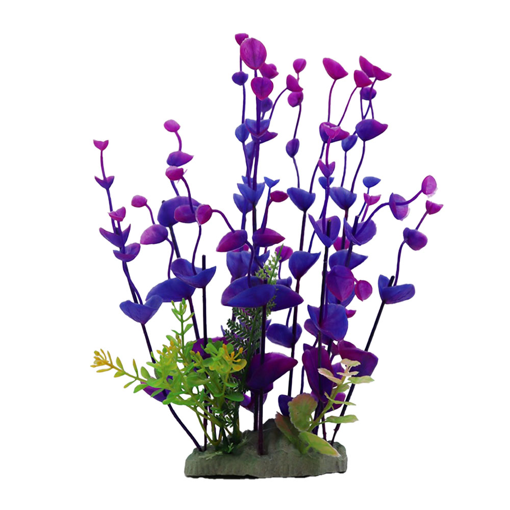 Swell Purple Nymphoides Artificial Plant
