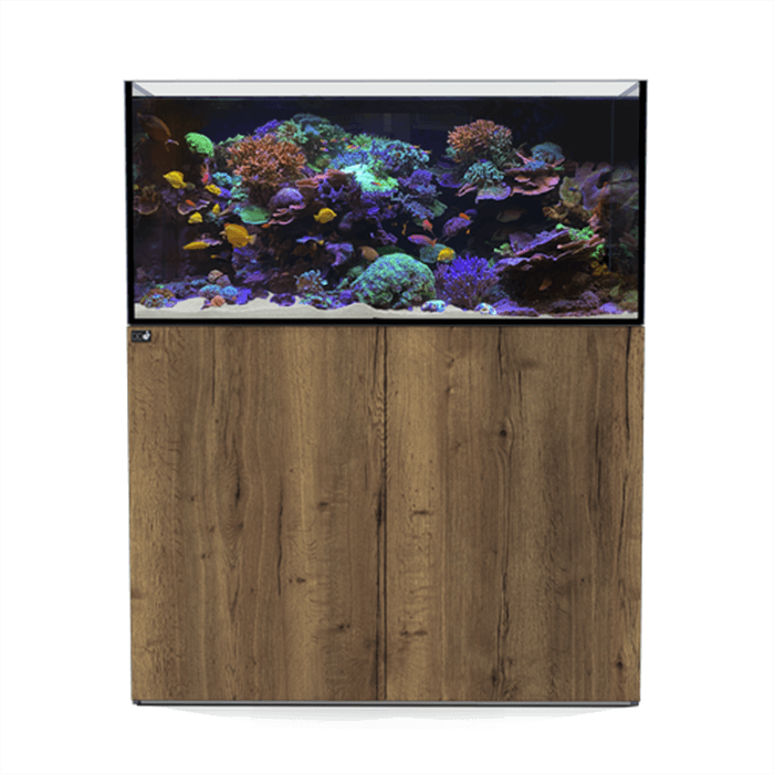 D&D Aqua-Pro Reef 1200 120cm Aquarium & Tobacco Oak Cabinet - 387L