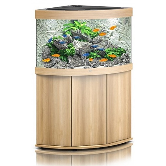 Juwel Trigon 190 99cm Corner Aquarium & Cabinet Light Wood - 190L
