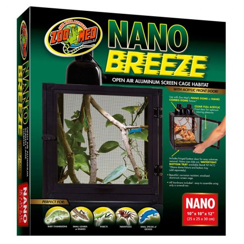 Zoo Med NanoBreeze Screen Cage - 25 x 25 x 30cm
