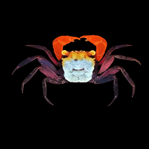 Rainbow Vampire Crab Geosesarma Rouxi 3cm