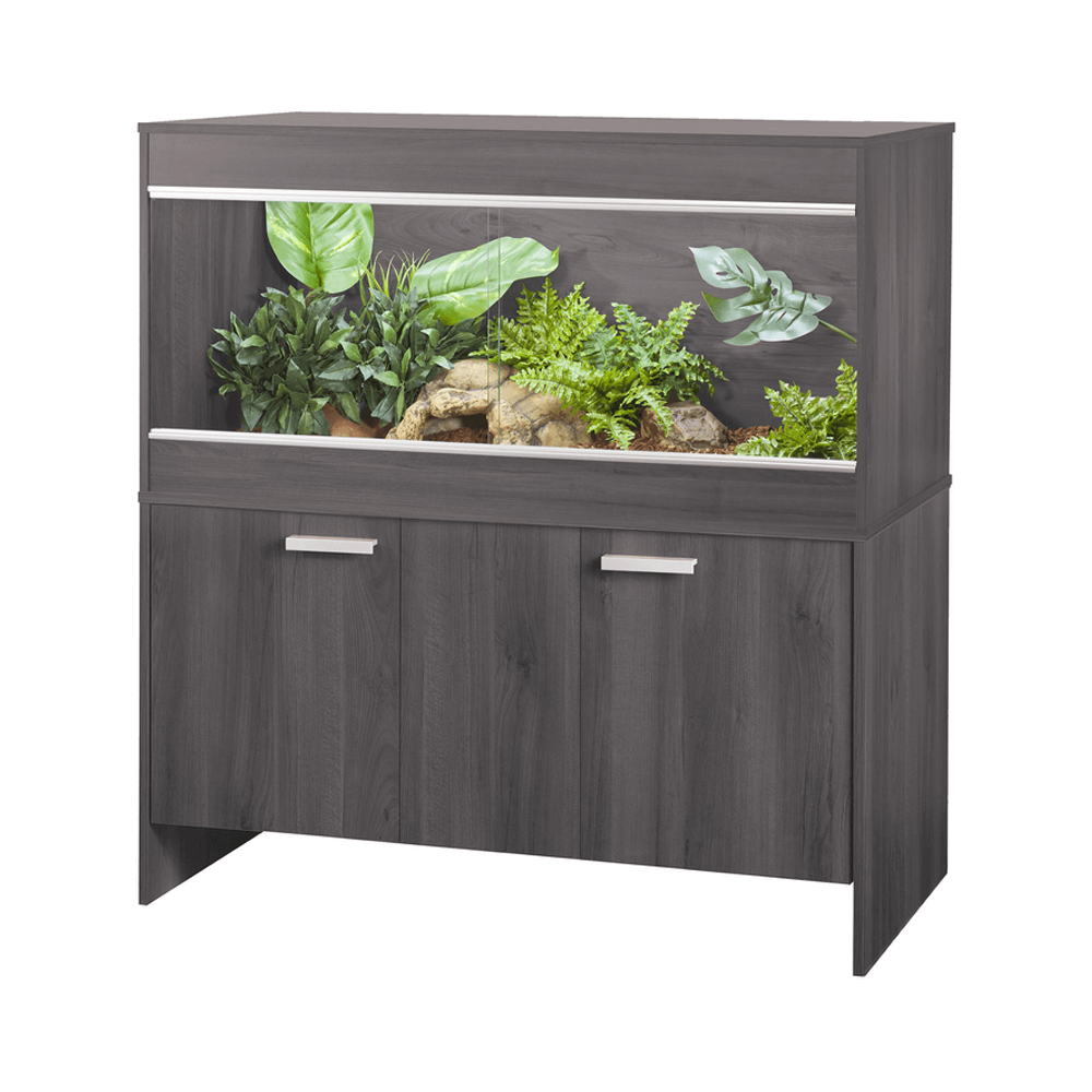 VivExotic Repti Home Maxi Large Grey Vivarium With Cabinet 115cm/3.77ft