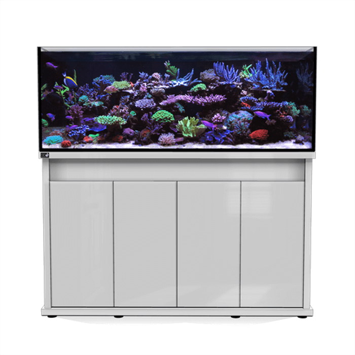 D&D Reef-Pro 1500S 150cm Aquarium & Gloss White Cabinet - 500L