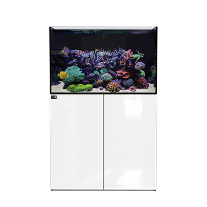 D&D Aqua-Pro Reef 900 90cm Aquarium & Ultra-Gloss White Cabinet - 259L
