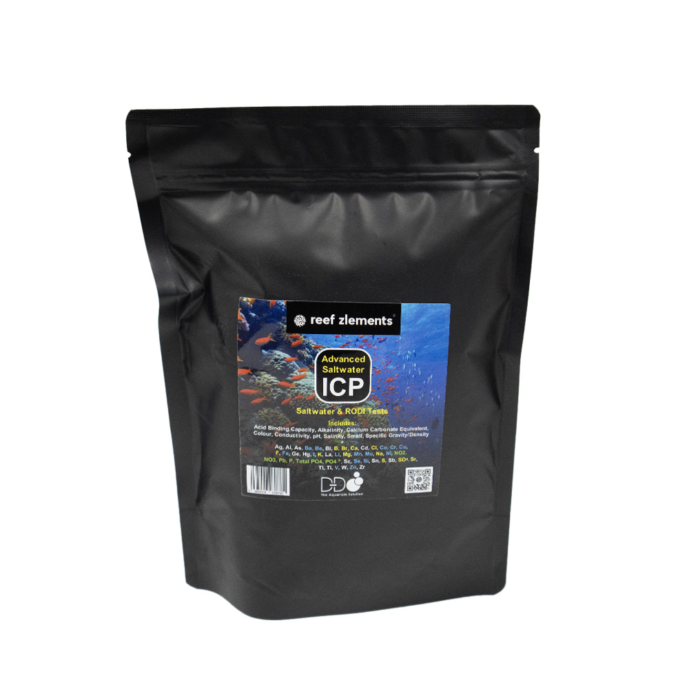 Reef Zlements ICP Test Pack - Saltwater Advanced & RO Water