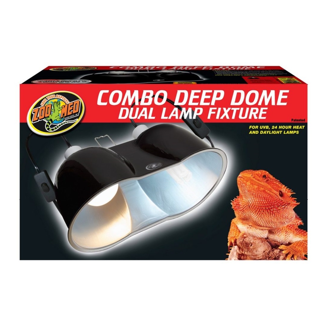 Zoo Med Combo Deep Dome Fixture