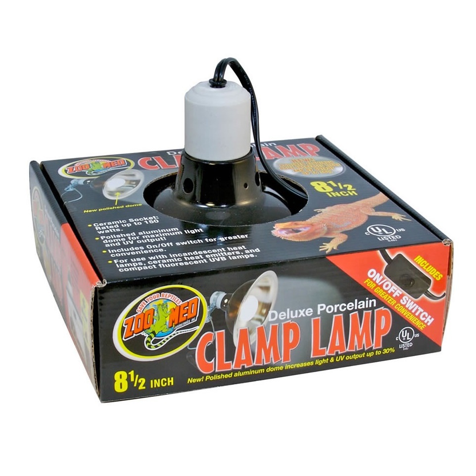 Zoo Med Deluxe Porcelain Clamp Lamp