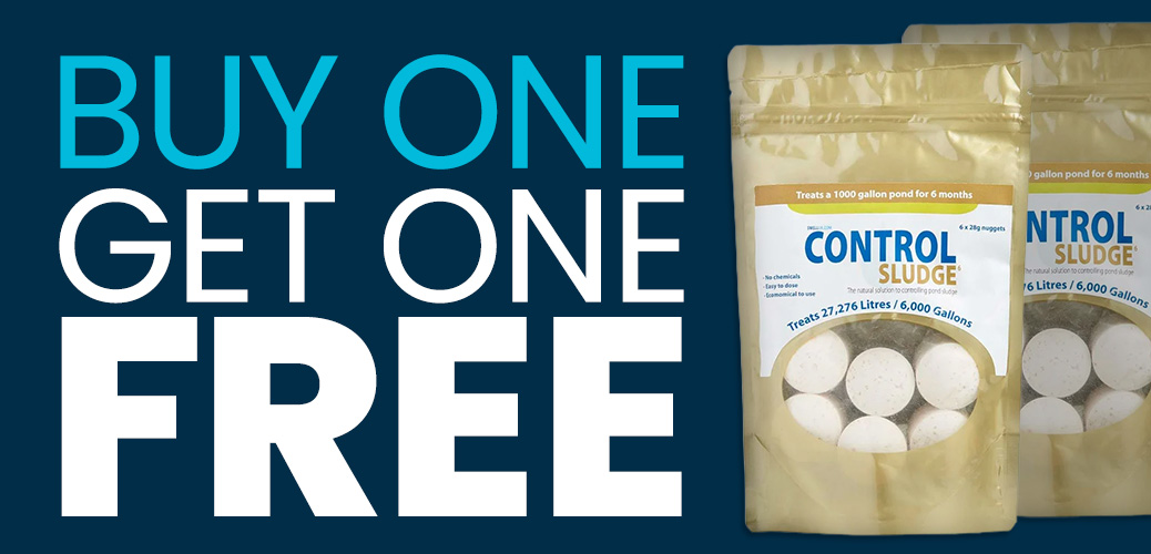Pond Offer: Shop BOGOF deals, buy one get one free. Pond UV Bulb, pond treatment,  barley straw for ponds and more.