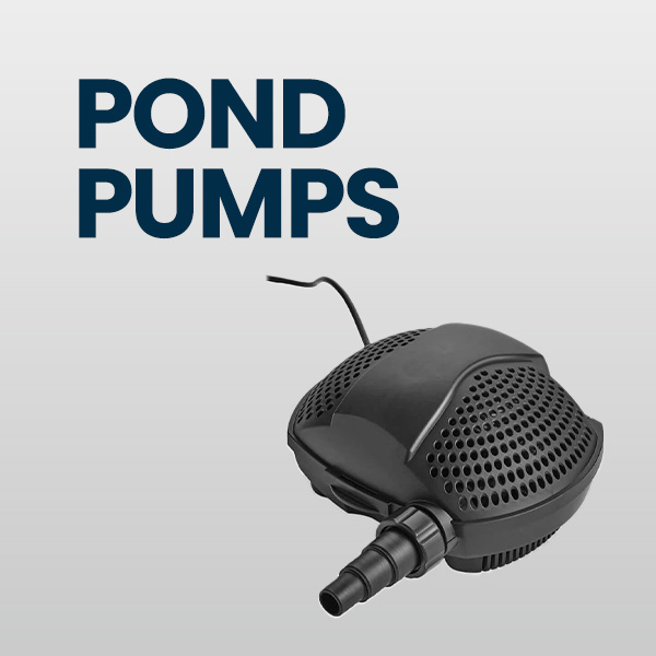 Click to shop pond pumps.